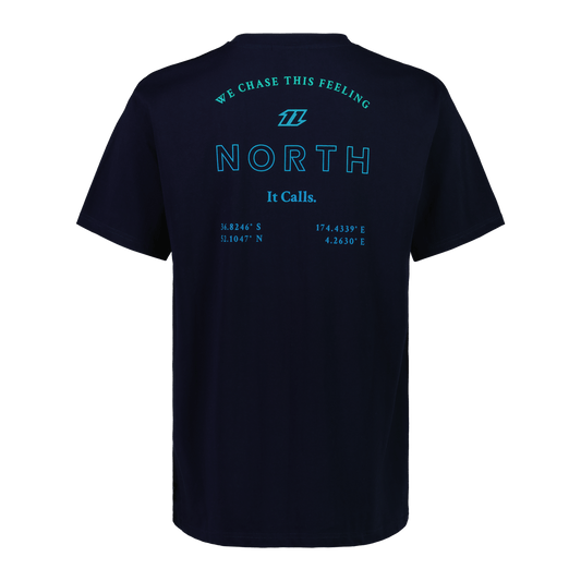 North Location Tee Navy