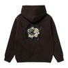 Mystic Heartsease Hood Sweat Dark Brown