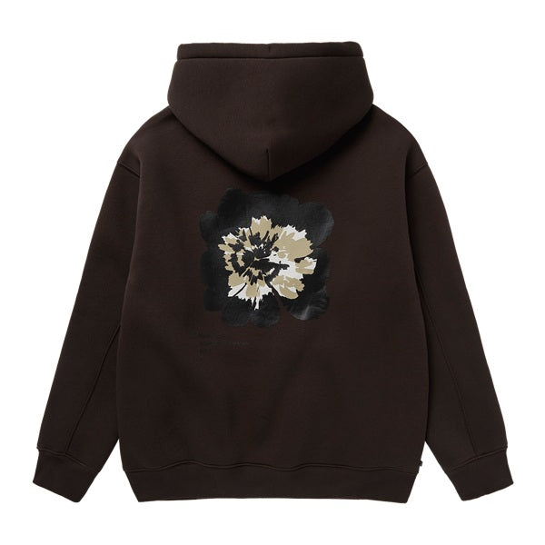 Mystic Heartsease Hood Sweat Dark Brown