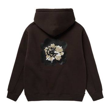 Mystic Heartsease Hood Sweat Dark Brown