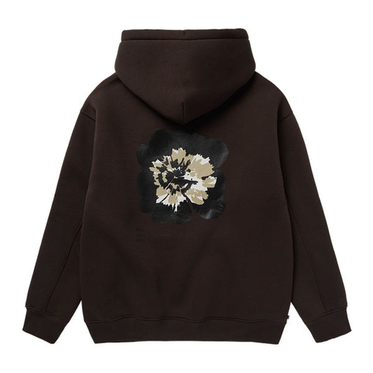 Mystic Heartsease Hood Sweat Dark Brown