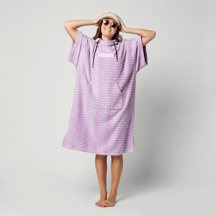 Mystic Poncho Jacquard Pink Purple