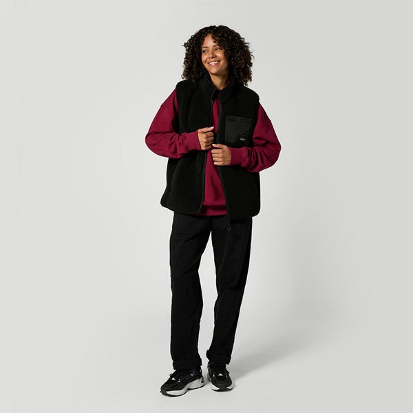 Mystic Teddy Bodywarmer Weste Black