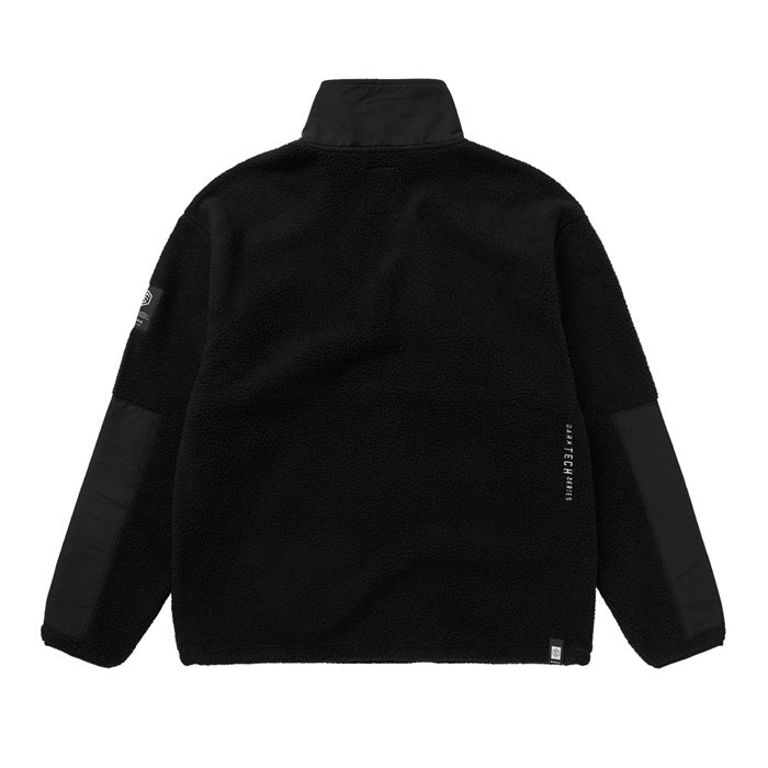 Mystic DTS Fleece Half Zip Sweat Black