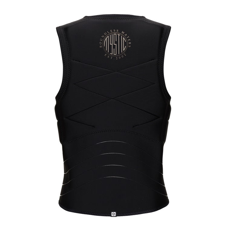 Mystic Outlaw Impact Vest Fzip Black