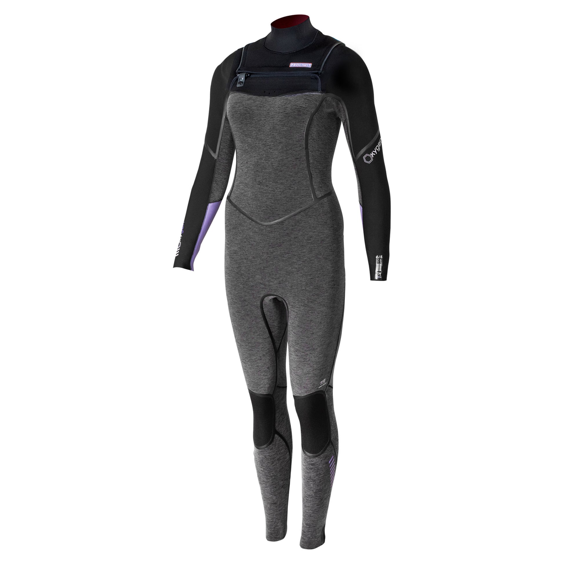 Prolimit Oxygen Steamer Freezip 6/4 Black Lavender