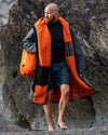 Dryrobe Advance LS Poncho Dark Grey Orange