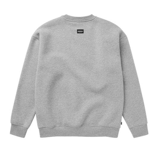 Mystic Brand Crew Sweater Light Grey