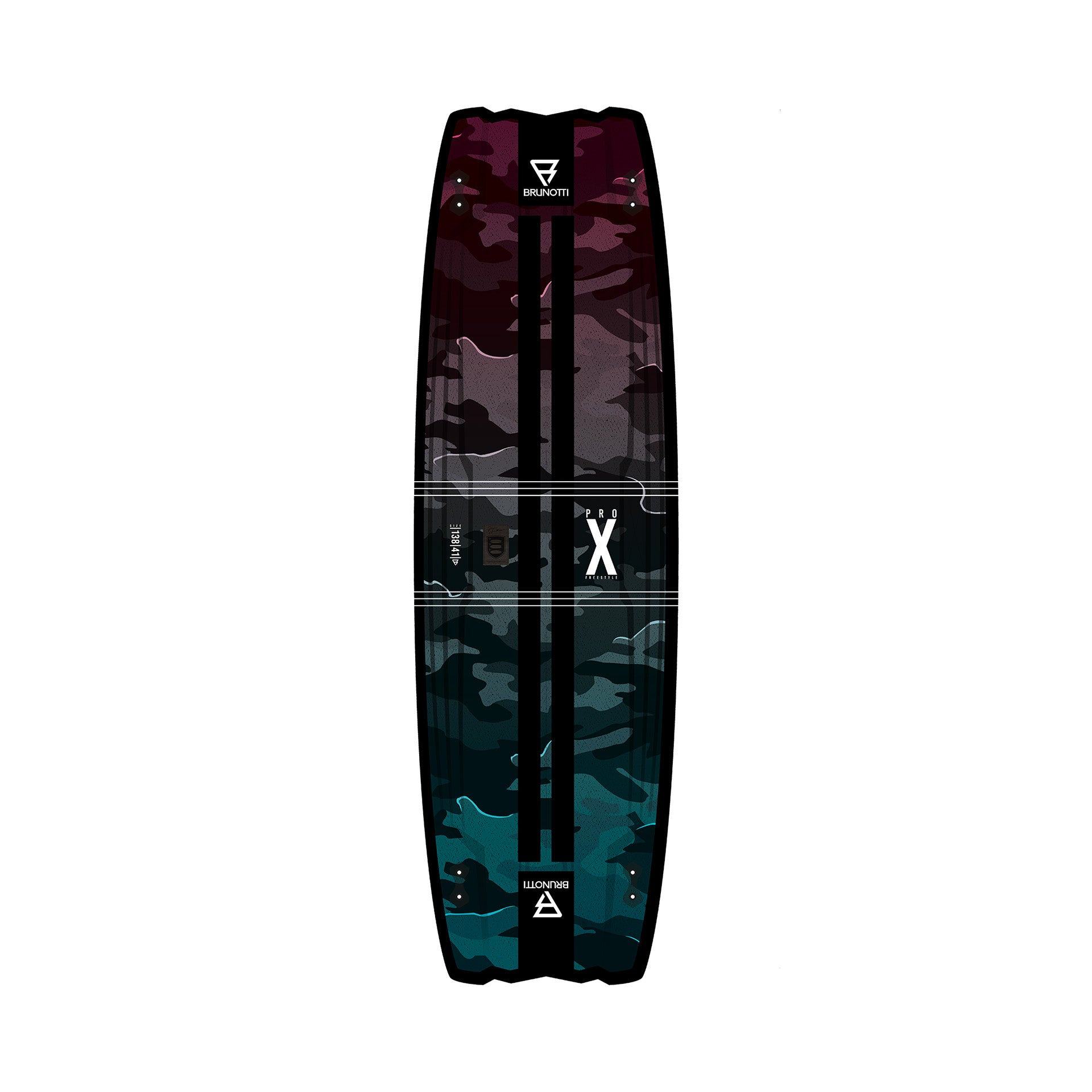 Brunotti Pro-X Camo Twintip Kiteboard 138cm