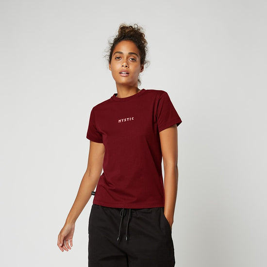 Mystic Brand Tee Women Merlot