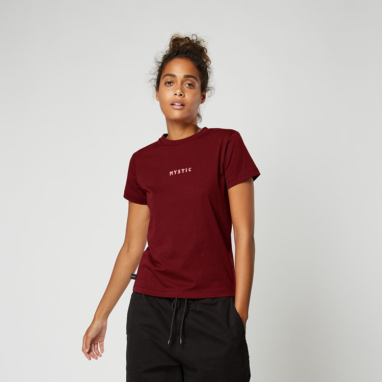 Mystic Brand Tee Women Merlot