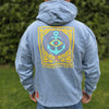 Schwerelosigkite Hoodie Mosaik Blue
