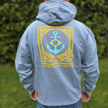 Schwerelosigkite Hoodie Mosaik Blue