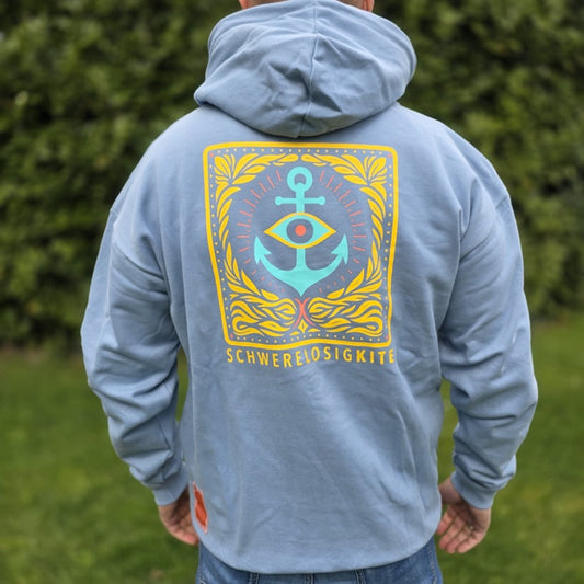 Schwerelosigkite Hoodie Mosaik Blue