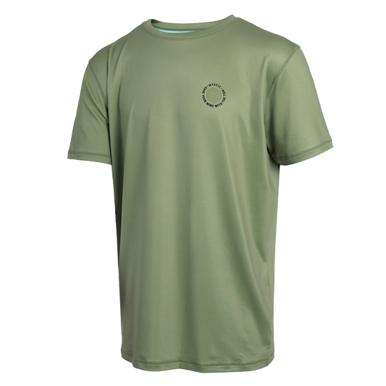 Mystic Ease SS Rashvest Olive Green