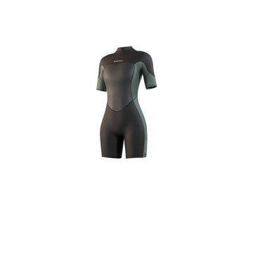 Mystic Brand Shorty 3/2mm Bzip Flatlock Dark Olive