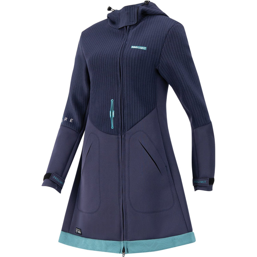 Prolimit Pure Girl Racer Jacket Navy Turquoise