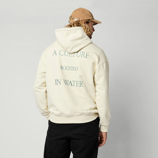 Mystic Rooted Hood Sweat Dirty White