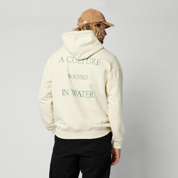 Mystic Rooted Hood Sweat Dirty White