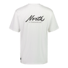 North Script Tee White