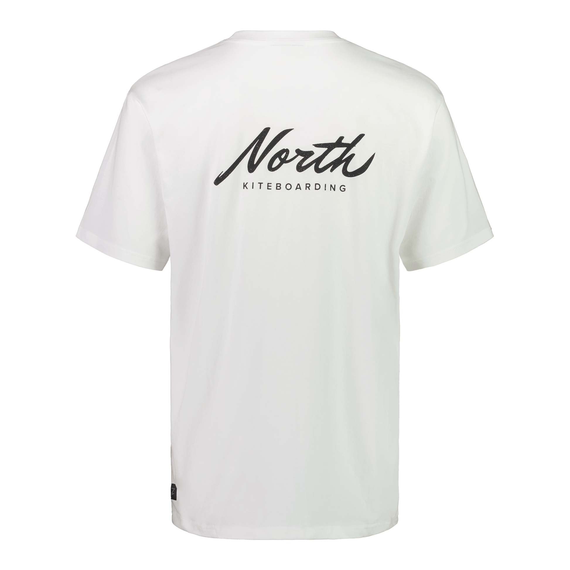 North Script Tee White