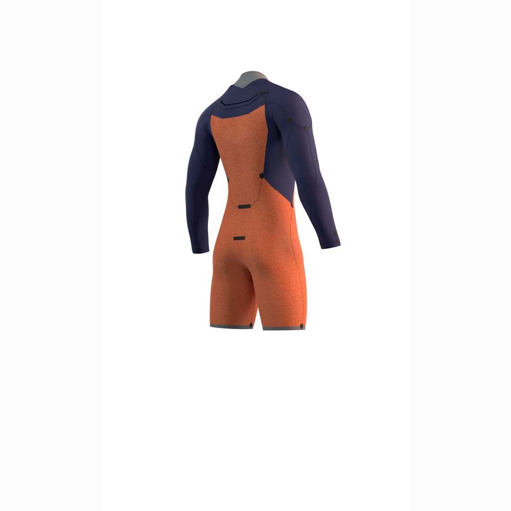 Mystic Marshall LS Shorty 3/2mm Fzip Mustard