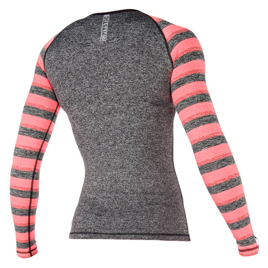 Mystic Dazzled Rash Vest L/S Coral
