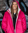 Dryrobe Advance LS Poncho Pink Light Grey