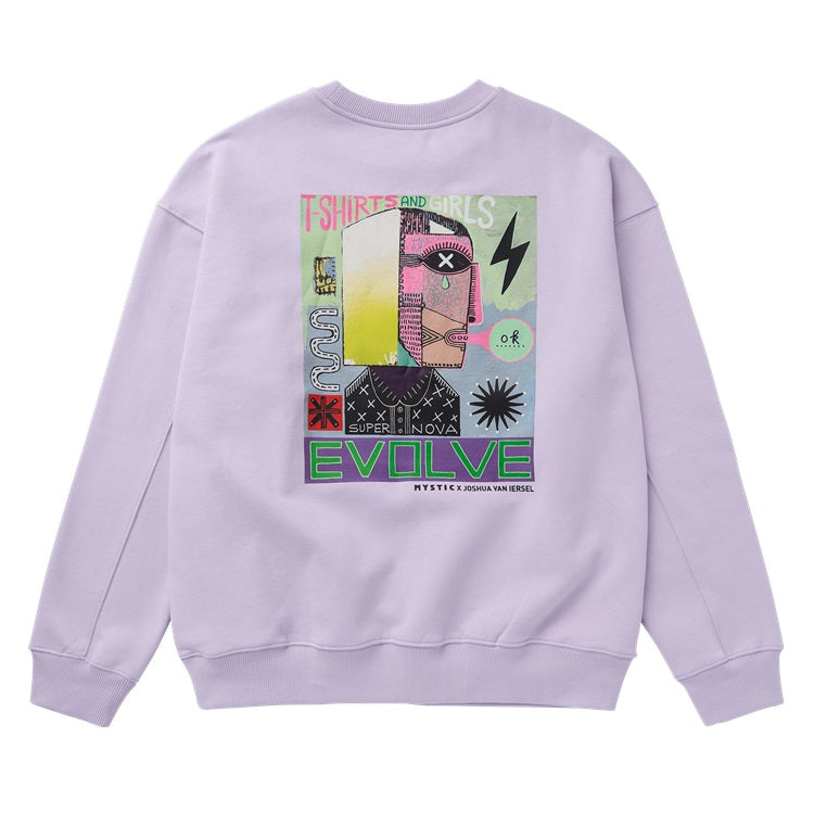 Mystic Groove Crew Sweat Lilac