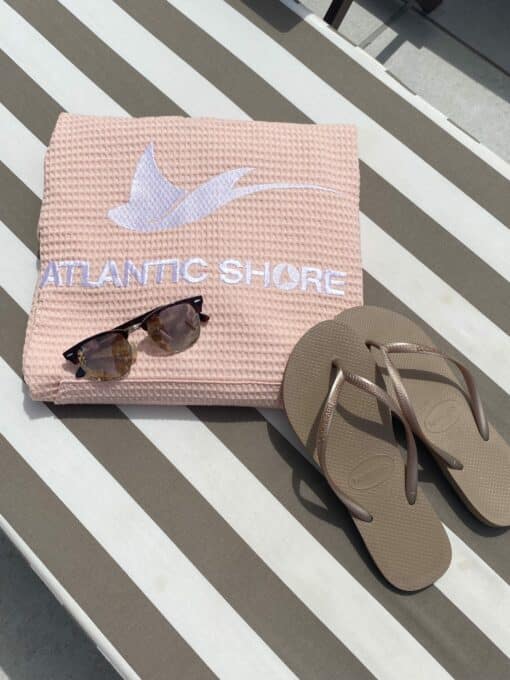 Atlantic Shore Surf Poncho Travel Peach