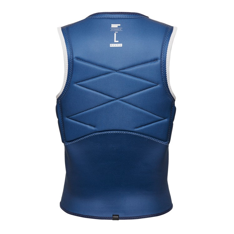 Mystic Outlaw Impact Vest Fzip Off White