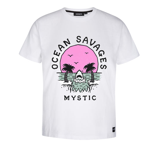 Mystic Sundowner Tee Women White