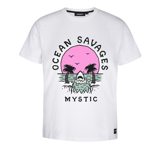 Mystic Sundowner Tee Women White
