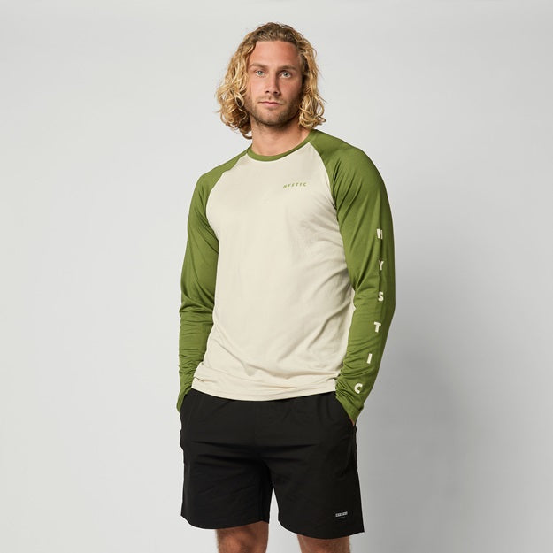 Mystic Bolt Langarm Quickdry Moss