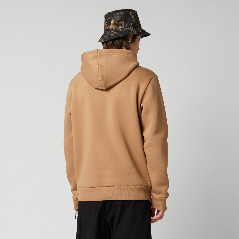 Mystic Icon Hood Sweat Slate Brown