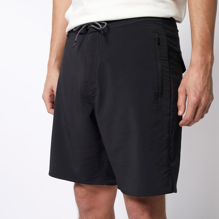 Mystic Trail Hybrid Boardshort Black