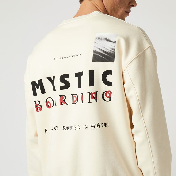 Mystic Trace Crew Sweater Off White