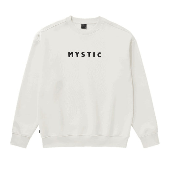 Mystic Brand Crew Sweater Off White