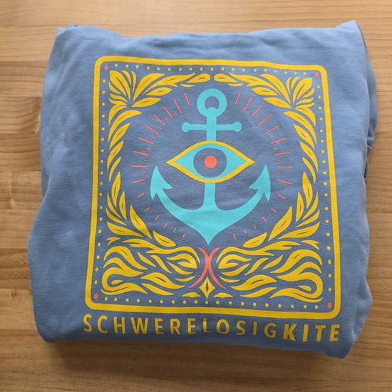 Schwerelosigkite Hoodie Mosaik Blue