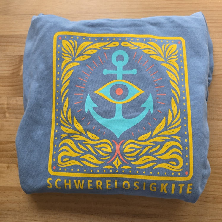 Schwerelosigkite Hoodie Mosaik Blue