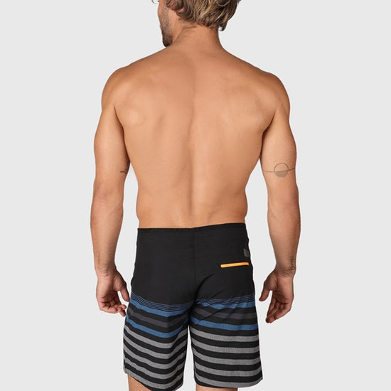 Brunotti Paitor-Stripe Men Boardshort Black