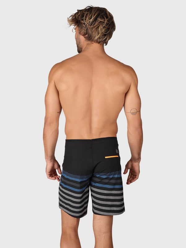 Brunotti Paitor-Stripe Men Boardshort Black