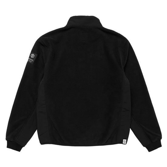 Mystic DTS Teddy Zip Thru Sweat 2024 Black