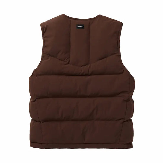 Mystic Impact Bodywarmer Deep Brown von hinten