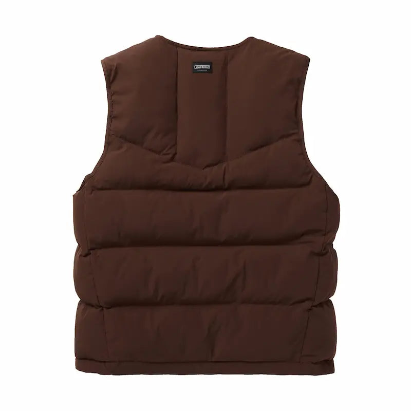 Mystic Impact Bodywarmer Deep Brown von hinten