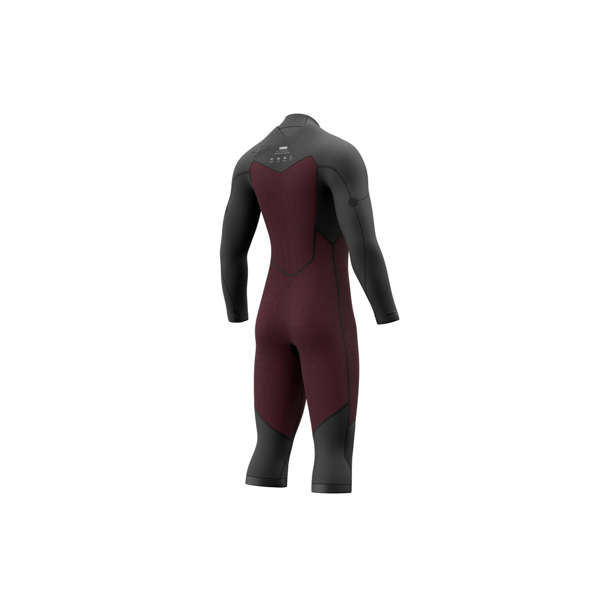 Mystic Motion Longarm Shortleg 4/3mm Fzip 2027 von innen hinten