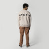 Mystic Profile Crew Sweat Drak Clouds von hinten gtragen vom Mann