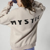 Mystic Profile Crew Sweat Drak Clouds von hinten mit riesigem Logo