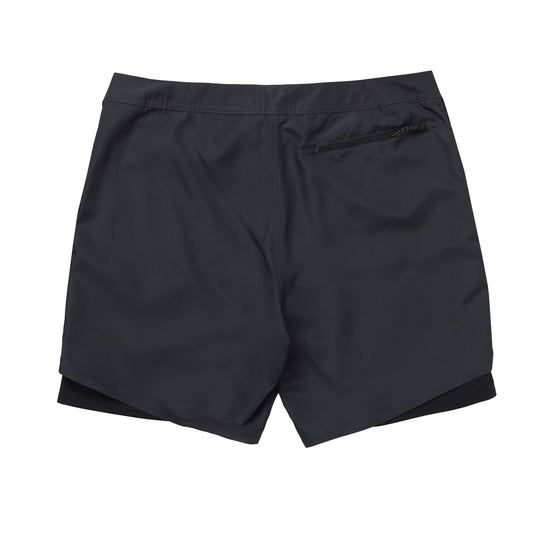 Mystic Sacred Boardshort Dark Grey von Hinten