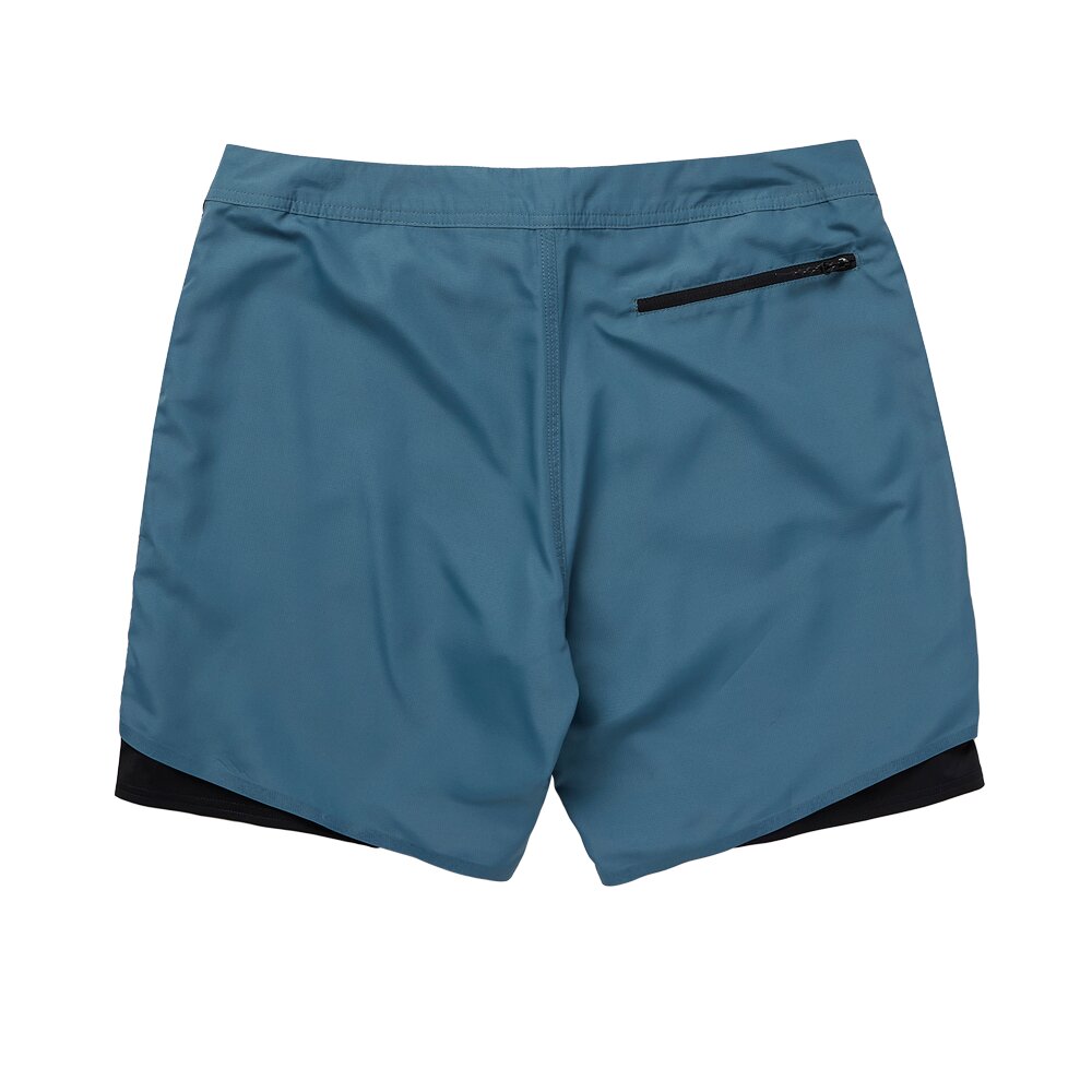 Mystic Sacred Boardshort Tidal Blue von hinten